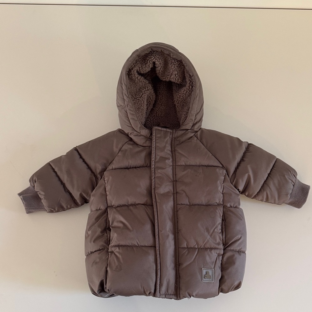 GAP Baby Brown Puffer Jacket